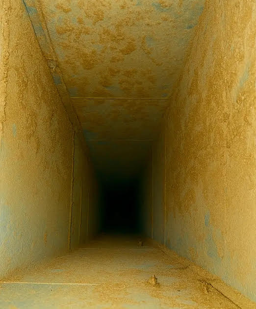 Before Rectangular Duct System Restoration